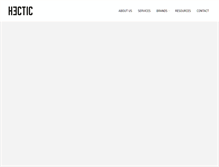 Tablet Screenshot of hecticeurope.com